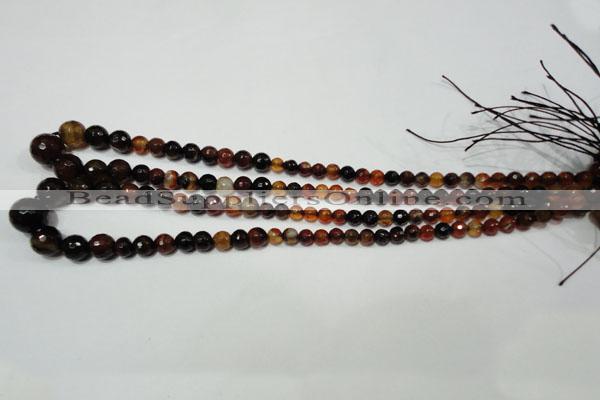 CRO701 15.5 inches 6mm – 14mm faceted round dream agate beads