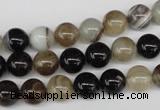 CRO85 15.5 inches 8mm round agate gemstone beads wholesale