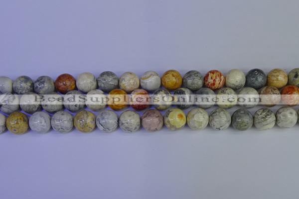 CRO864 15.5 inches 12mm round sky eye stone beads wholesale