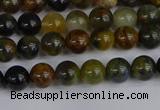 CRO900 15.5 inches 4mm round golden pietersite beads wholesale