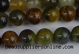 CRO903 15.5 inches 10mm round golden pietersite beads wholesale