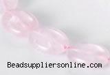 CRQ02 A grade 13*18mm oval natural rose quartz beads Wholesale