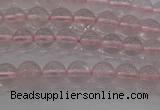 CRQ120 15.5 inches 4mm round natural rose quartz beads wholesale