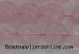 CRQ124 15.5 inches 12mm round natural rose quartz beads wholesale