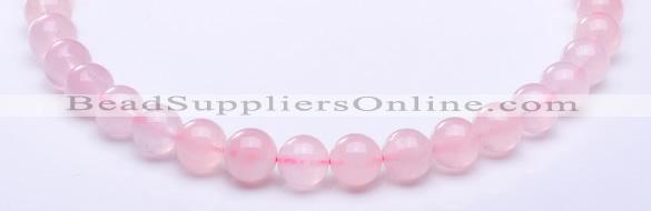 CRQ16 15.5 inches 10mm round natural rose quartz beads Wholesale