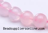 CRQ17 15.5 inches 12mm round natural rose quartz beads Wholesale