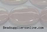 CRQ236 15.5 inches 18*25mm oval rose quartz beads wholesale