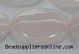 CRQ237 15.5 inches 22*30mm oval rose quartz beads wholesale