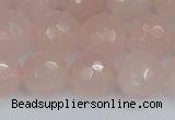 CRQ292 15.5 inches 12mm faceted round rose quartz gemstone beads