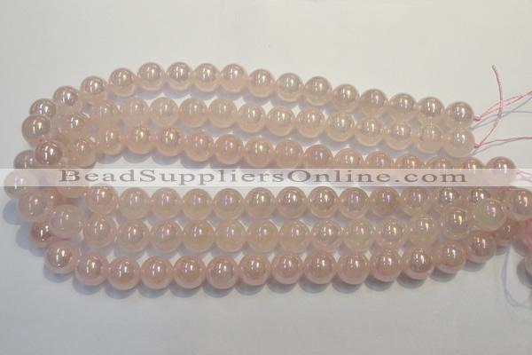 CRQ503 15.5 inches 10mm round AB-color rose quartz beads