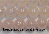 CRQ504 15.5 inches 12mm round AB-color rose quartz beads