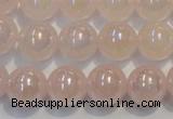 CRQ505 15.5 inches 14mm round AB-color rose quartz beads