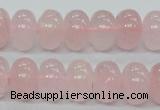 CRQ55 15.5 inches 10*16mm rondelle natural rose quartz beads