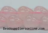 CRQ65 15.5 inches 16*19mm teardrop natural rose quartz beads wholesale