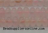 CRQ682 15.5 inches 5*8mm rondelle rose quartz beads wholesale