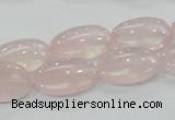 CRQ77 15.5 inches 12*20mm oval natural rose quartz beads wholesale