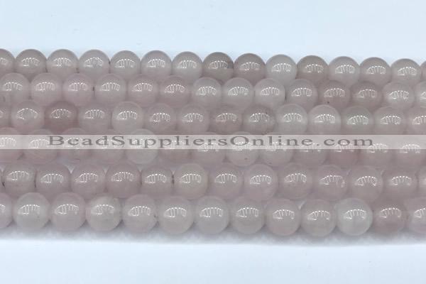 CRQ887 15 inches 8mm round rose quartz beads, 2mm hole