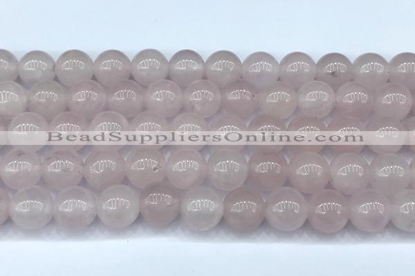 CRQ888 15 inches 10mm round rose quartz beads, 2mm hole