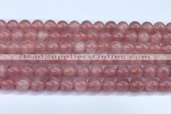 CRQ891 15 inches 6mm round Madagascar rose quartz beads