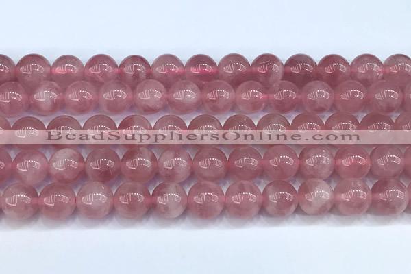 CRQ893 15 inches 10mm round Madagascar rose quartz beads