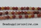 CRS01 15.5 inches 4mm round rainbow stone beads wholesale