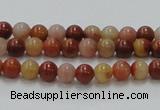 CRS02 15.5 inches 6mm round rainbow stone beads wholesale