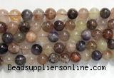 CRU1032 15.5 inches 10mm round mixed rutilated quartz beads wholesale