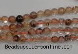 CRU451 15.5 inches 5mm round Multicolor rutilated quartz beads