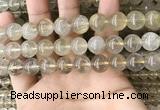 CRU633 15.5 inches 12mm round golden rutilated quartz beads