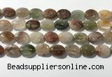 CRU923 15.5 inches 13*18mm oval mixed rutilated quartz beads wholesale