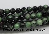 CRZ01 15.5 inches 6mm round ruby zoisite gemstone beads Wholesale