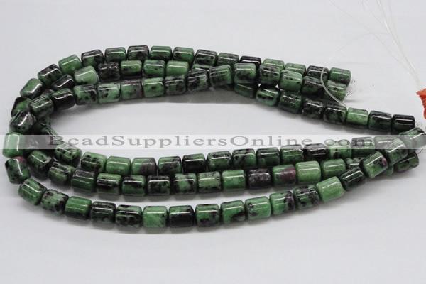 CRZ09 15.5 inches 10*12mm column ruby zoisite gemstone beads Wholesale