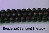 CRZ1113 15.5 inches 10mm round imitation ruby zoisite beads wholesale