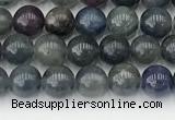 CRZ1160 15.5 inches 5mm round ruby sapphire gemstone beads