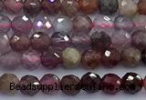 CRZ1206 15 inches 5mm faceted round ruby sapphire beads