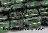 CRZ17 15.5 inches 13*18mm rectangle ruby zoisite gemstone beads