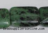 CRZ69 15.5 inches 25*35mm rectangle ruby zoisite gemstone beads