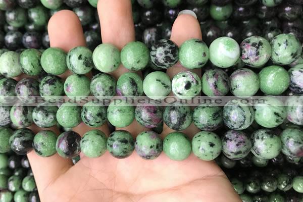 CRZ774 15.5 inches 12mm round ruby zoisite beads wholesale