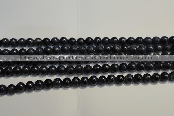 CRZ951 15.5 inches 6mm - 6.5mm round A- grade natural sapphire beads