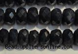 CRZ977 15.5 inches 5*7mm faceted rondelle A grade sapphire beads