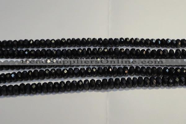 CRZ984 15.5 inches 4*6mm faceted rondelle AA grade sapphire beads