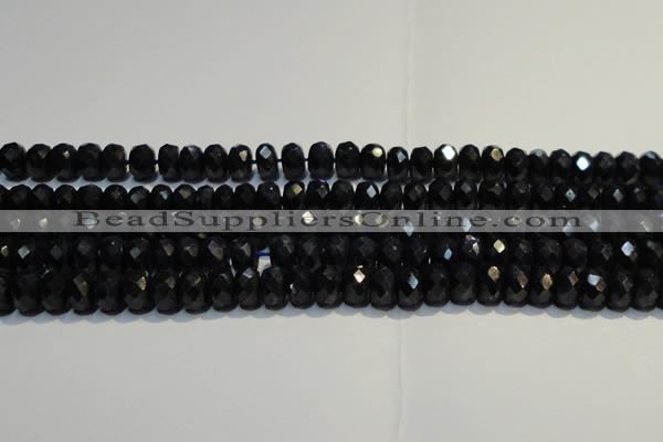 CRZ985 15.5 inches 5*7mm faceted rondelle AA grade sapphire beads