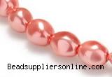 CSB01 16 inches 8*12mm nugget shell pearl beads Wholesale