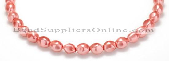 CSB01 16 inches 8*12mm nugget shell pearl beads Wholesale