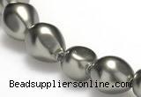 CSB02 16 inches 12*16mm nugget shell pearl beads Wholesale