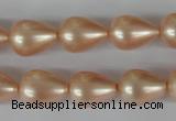 CSB110 15.5 inches 11*15mm teardrop shell pearl beads wholesale