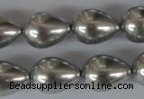 CSB115 15.5 inches 15*19mm teardrop shell pearl beads wholesale