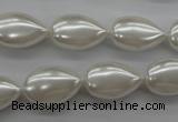 CSB1160 15.5 inches 12*18mm flat teardrop shell pearl beads