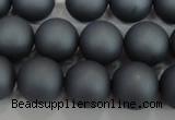 CSB1326 15.5 inches 6mm matte round shell pearl beads wholesale