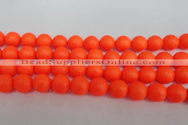 CSB1343 15.5 inches 10mm matte round shell pearl beads wholesale